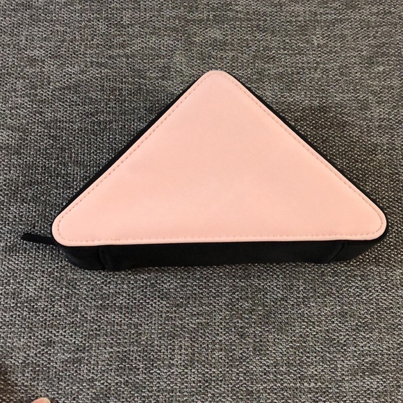 Prada Beauty Triangle Pouch Cosmetic Bag Authentic - Picture 7 of 15